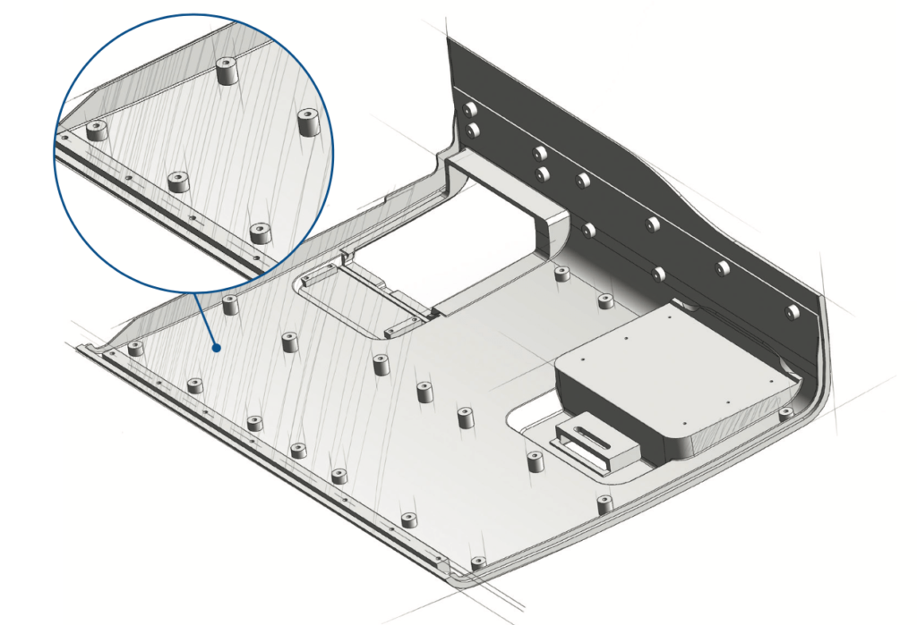 Bonded Bosses With Inserts